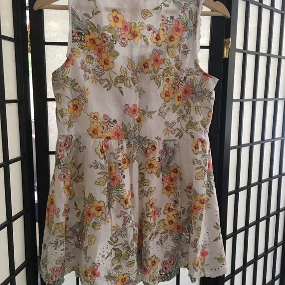 2/$15 Lauren Conrad top babydoll tank eyelet - Picture 5 of 7